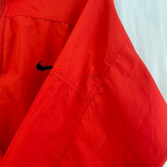 Vintage 90’s Nike White Tag Lightweight Jacket Red and Black Men’s Size Large - Picture 4 of 16